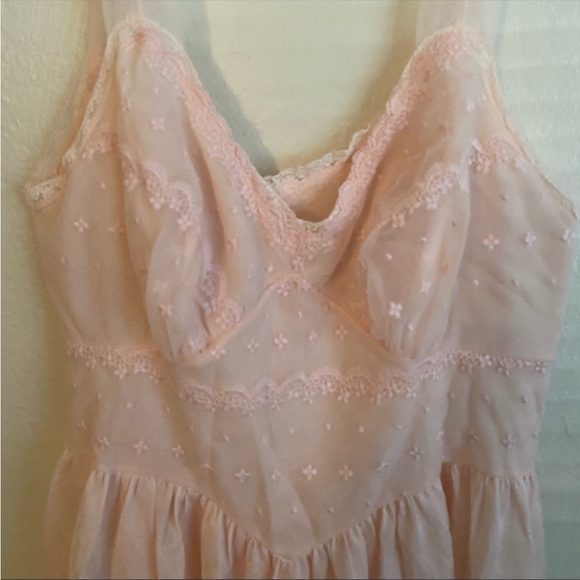 Vintage nylon Pandora lingerie basque waistline, sheer strap size 38 - Picture 9 of 12